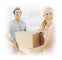 Couple moving out