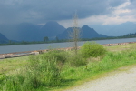 View of the Mountains and River