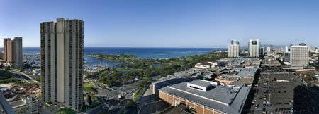 View of Ala Moana from Ala Moana Hotel