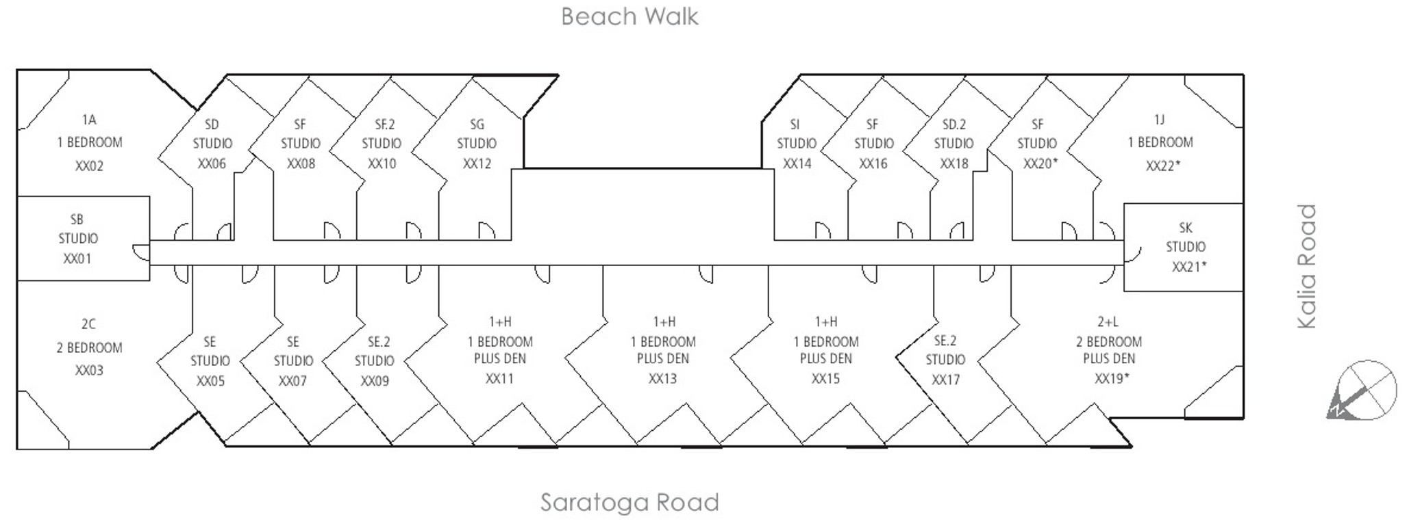Trump Tower Waikiki floor plans