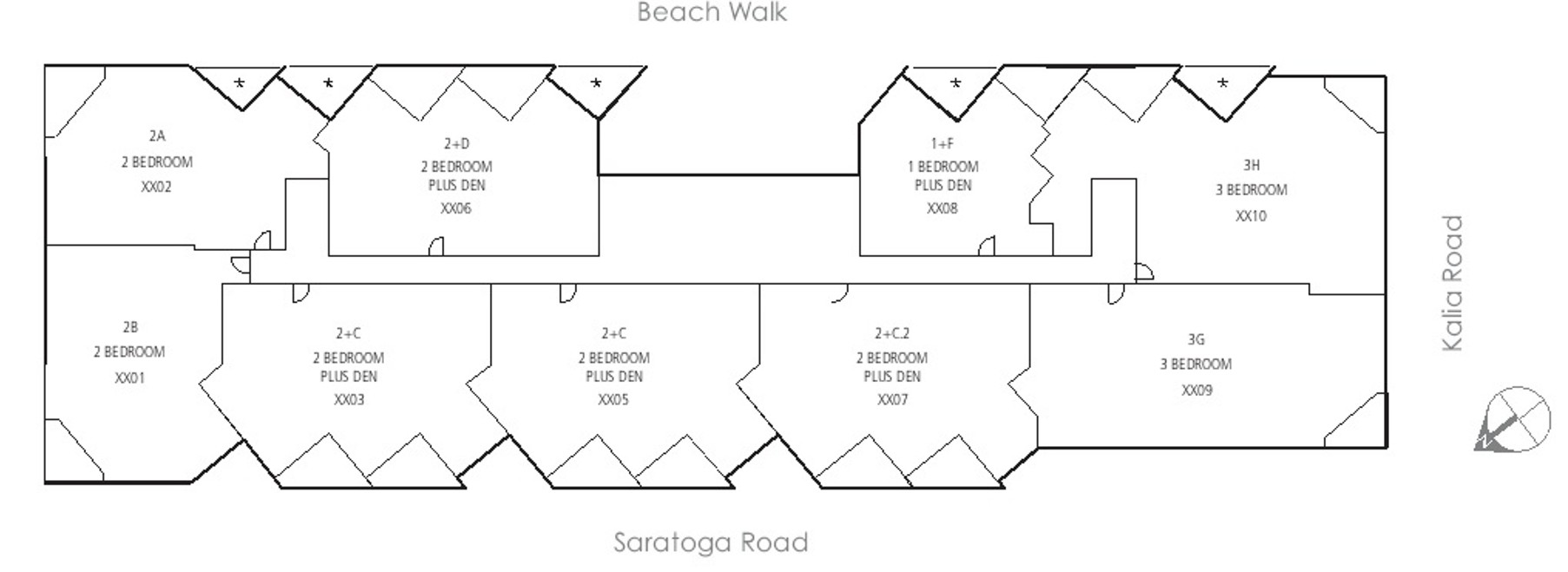 Trump Tower Waikiki floor plan 2