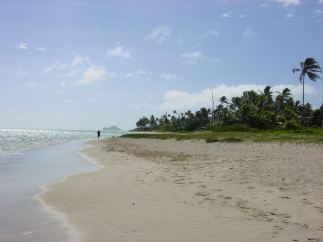 Lanikai Beach on the island of Oahu