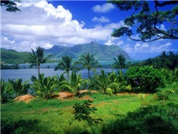 Windward Oahu, looking toward Kailua
