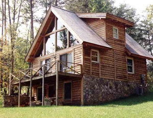 Penobscot Style Cedar Log Home