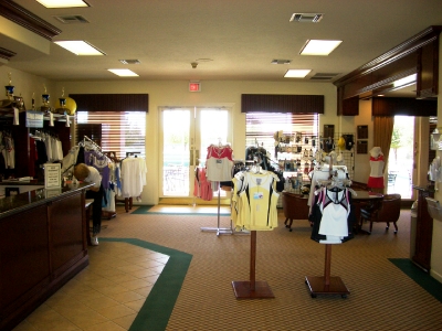 Oakwood CC Tennis Shop and Fitness Lobby