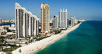 Sunny Isles Beach Florida Shoreline