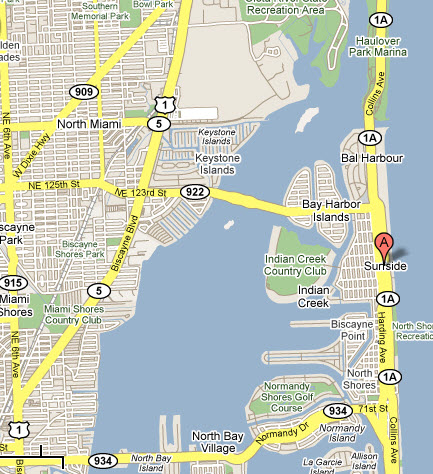 Surfside Florida and Surrounding Area