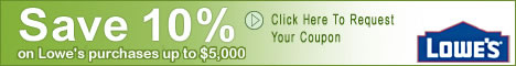 Lowes Coupon - ELR Lake Eufaula, OK