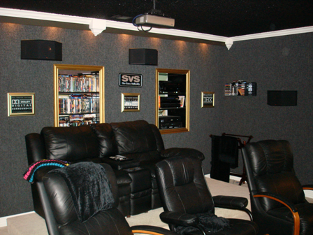 Theater Room at 11003 Cedar Park