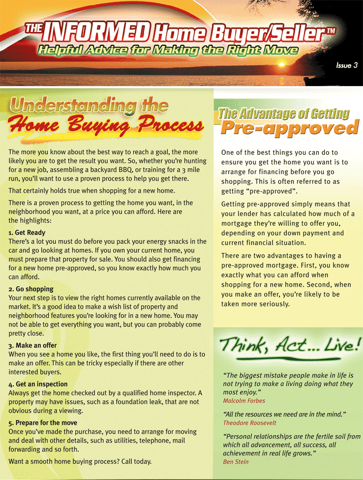Informed Home Buyer March 2011