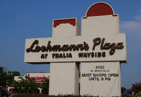 Loehmanns Plaza Sign